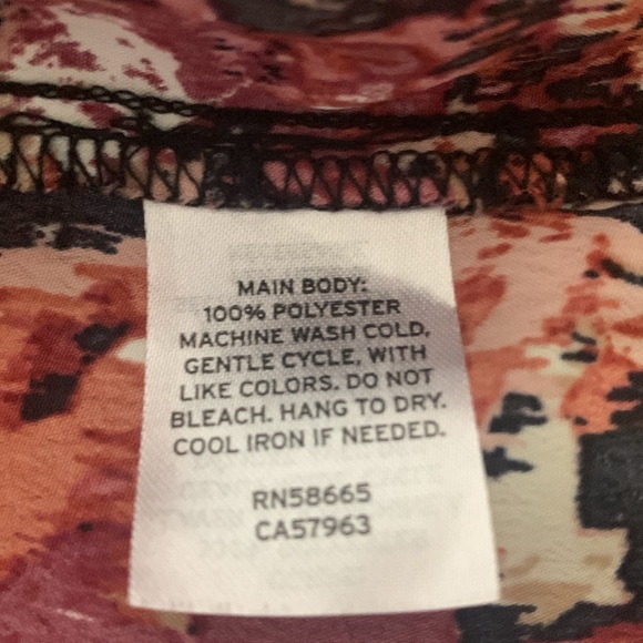 Chelsea28 Black Floral Tie Front Wrap Midi Dress Size XS - Picture 6 of 7